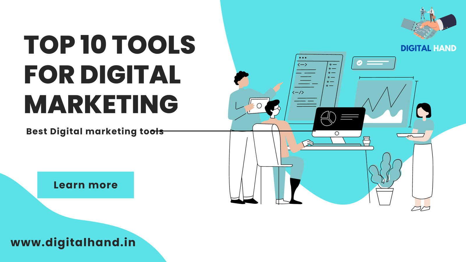 Top 10 tools for Digital marketing - Digital hand